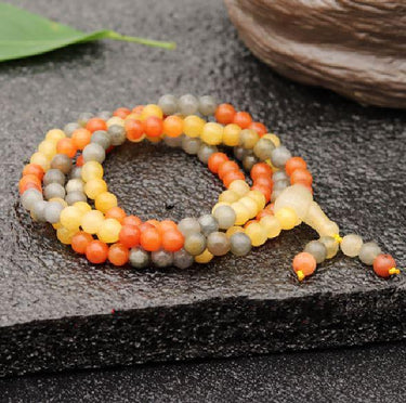 Scrumptious Nephrite Jade 108 Bead GOOD HEALTH Mala Bracelet